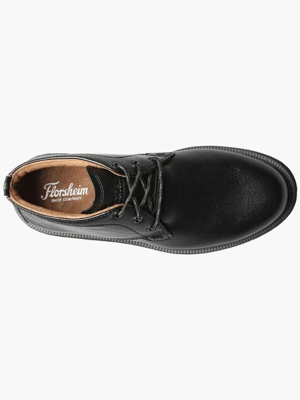 Boys Florsheim Supacush Chukka Jr in Black. 16632 007